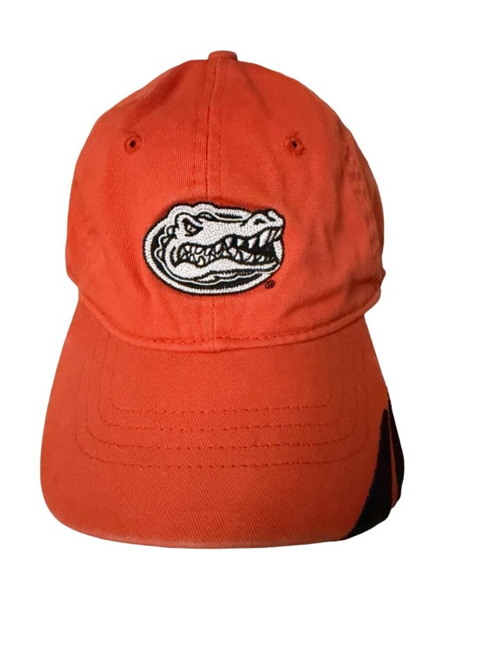 Florida Gators NCAA Orange Adjustable Hat Gator Logo 1853 Embroidered Cap